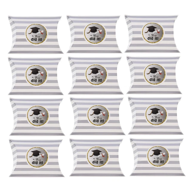 50 set scatola caramelle forma cuscino contenitore caramelle cuscino scatola