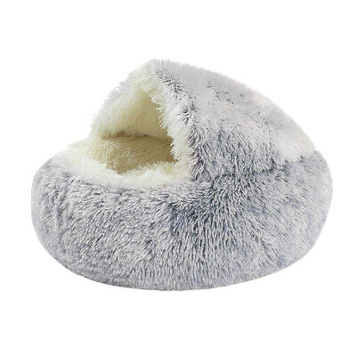 Super Fluffy Pet Dog Cat Bed Plush Warm Soft Calming Indoor Sleeping Nest Mat