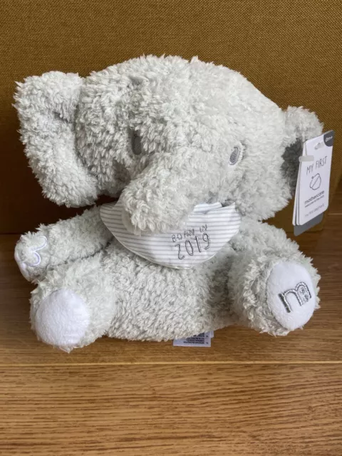 Mothercare Great My First Elephant Born In 2019 Soft Toy Comforter Hug Toy Plush