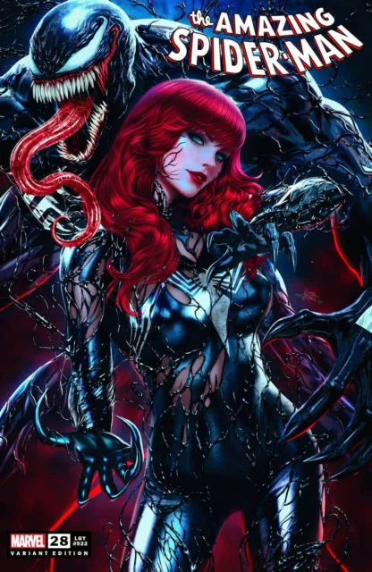 AMAZING SPIDERMAN 28 ARIEL DIAZ MJ VENOMIZED VARIANT NM vol 6 2023 PRE-SALE 6/28