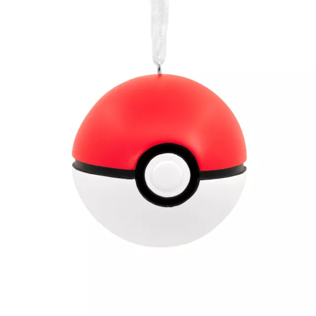 Hallmark Pokémon Poké Ball Christmas Ornament, Multicolor