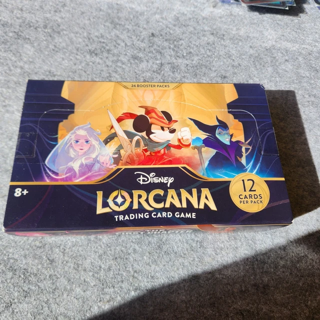 the first chapter booster box Disney Lorcana – Common Lands Each Disney Lorcana Booster Pack contains 12 random cards First Chapter Booster Box TCGPlayer