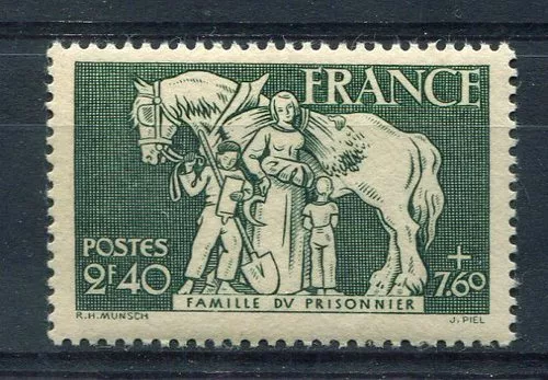 STAMP / TIMBRE FRANCE NEUF N° 586 **  FAMILLE du PRISONNIER, CHEVAL