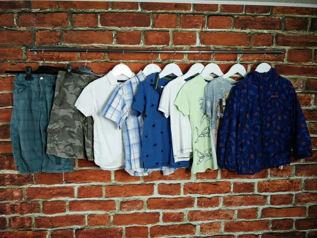 BOYS BUNDLE 5-6 YEARS JOHN LEWIS H&M ZARA etc SHORTS T-SHIRTS RAINCOAT SET 116CM