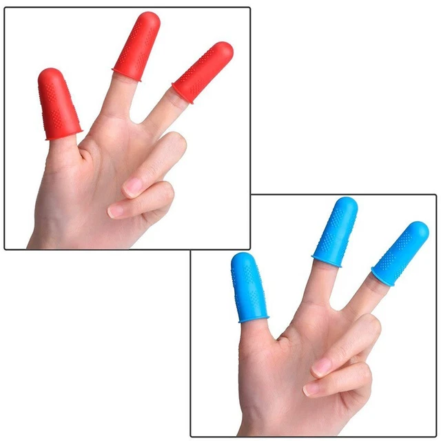Protettore dita manicotto elastico in silicone per copertura anti-ustioni e anti