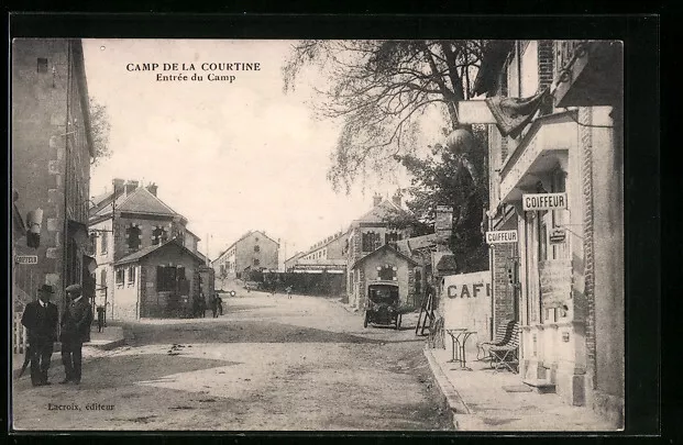 CPA Camp-de-la-Courtine, Entrée du Camp