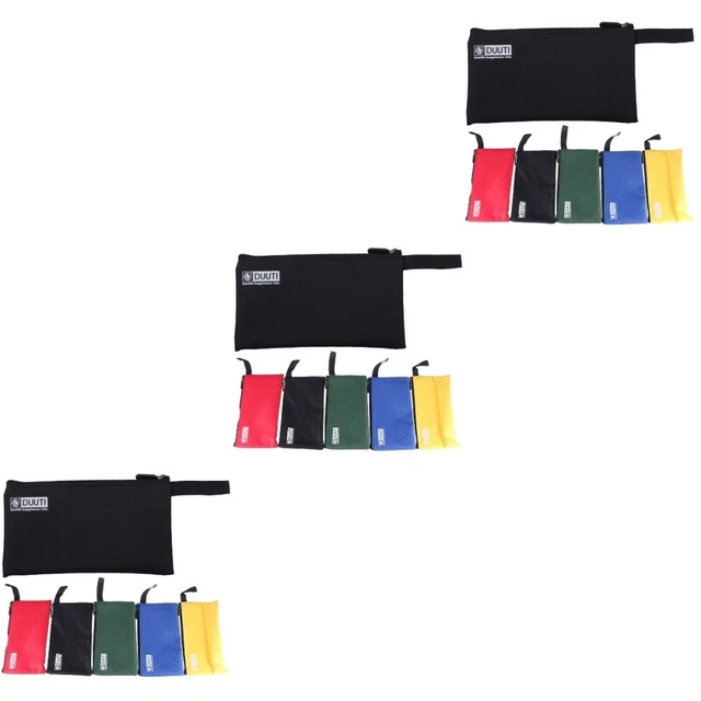 18 pcs Multipurpose Tool Storage Pouches Tool Zipper Pouches Carpenters Pouches