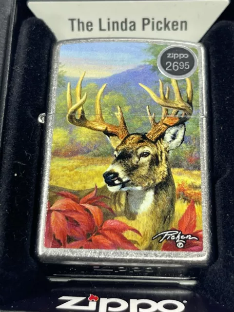 Zippo 2011 Linda Pickens Buck Lighter Sealed In Box R151