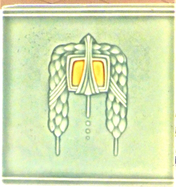 Osterath/Ostara Tile Works Art Nouveau, Circa 1898-1910