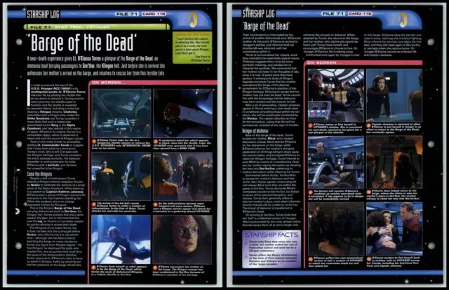 Barge Of The Dead - Voyager - Star Trek Fact File Page