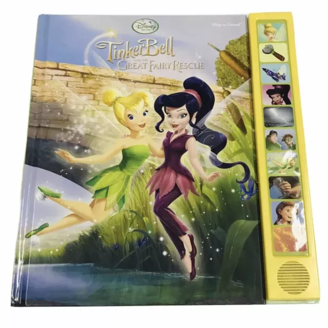 Disney Tinkerbell ~ INTERACTIVE SOUNDS ~  The Great Fairy Rescue 1st Edition EUC