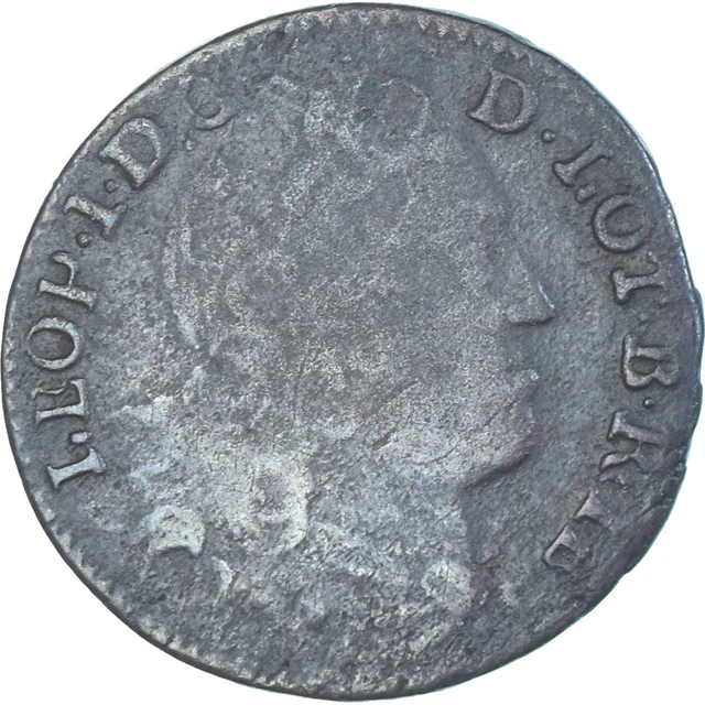 Monnaie : Lorraine, Duché de Lorraine, Léopold Ier (1697-1729), liard