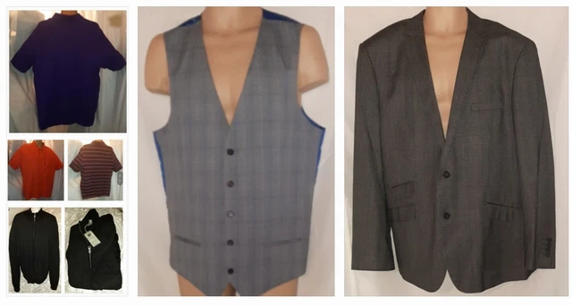 Mens Clothing & Accessories 100 Items Jumpers Trousers Formal Wear Ties Etc BNWT