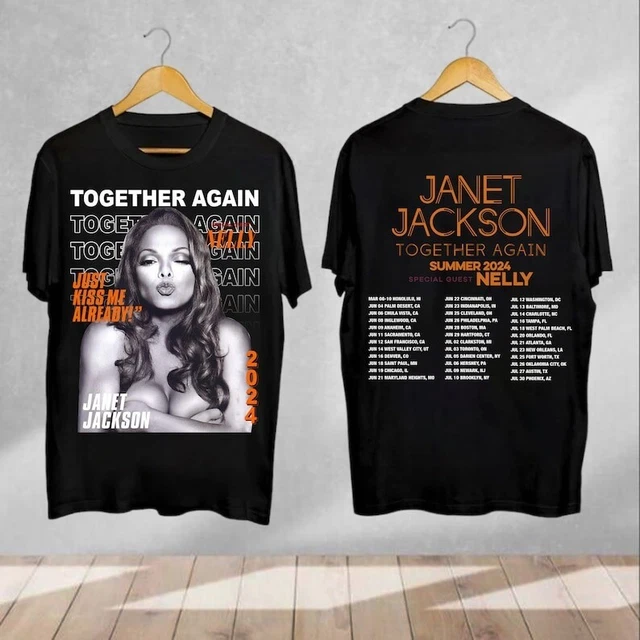 Janet Jackson Together Again Summer Tour 2024 TShirt,Janet Jackson Concert Shirt