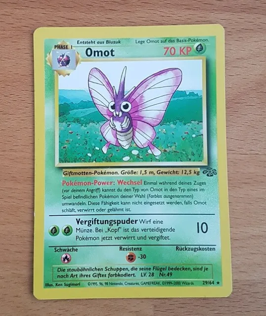 Pokemon Karte Omot 29/64 Dschungel Deutsch