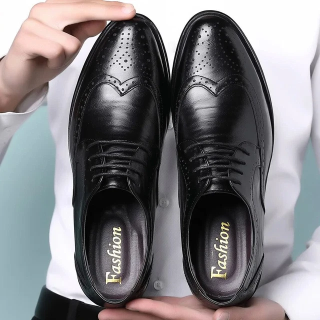 Derby Brogue En Cuir Base London Flight 25 - Neuf Avec Emballage, Style Formel Et Léger Pour Homme