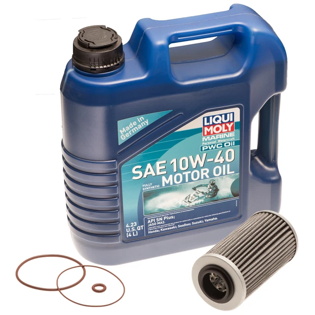 OIL CHANGE KIT W/ Filter for SeaDoo GTI GTR GTX RXP RXT Wake 2016 & Up