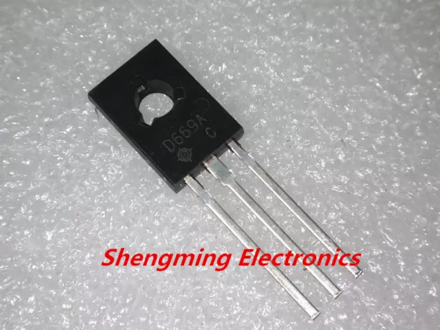 100PCS 2SD669A 2SD669 D669A D669 TO-126 transistor