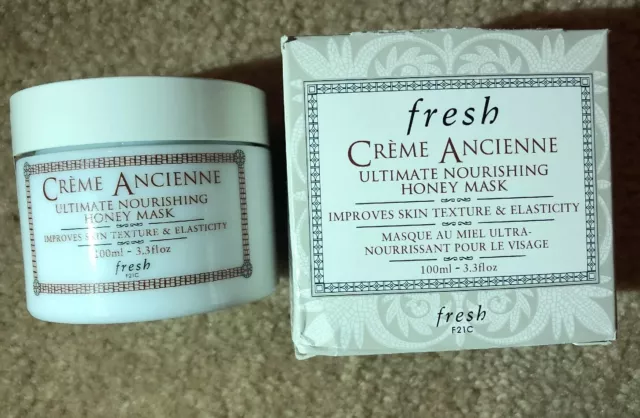 Fresh Creme Ancienne Ultimate Nourishing Honey Mask 100ml/3.3oz NIB