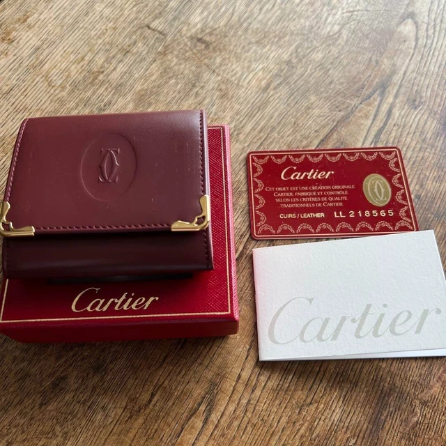 Portefeuille/Mini Porte-Monnaie Ottoman Antique - Velours Et Cuir Brodé Fil Doré - 10x7cm - Occasion