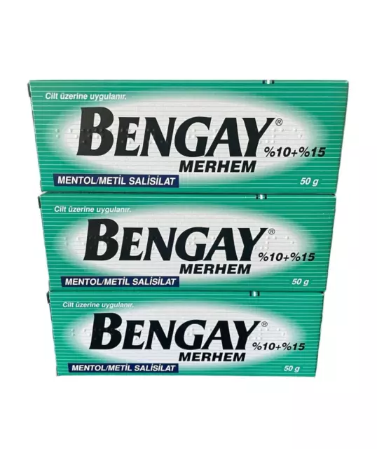 BEN-GAY RILIEVING Calcio, infortuni sportivi, crema antidolorifica 3x50g 2