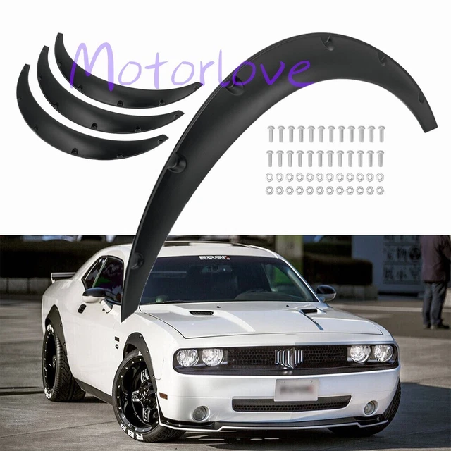 4.5& FENDER FLARES Wheel Arches Extra Wide Body Kit For Dodge