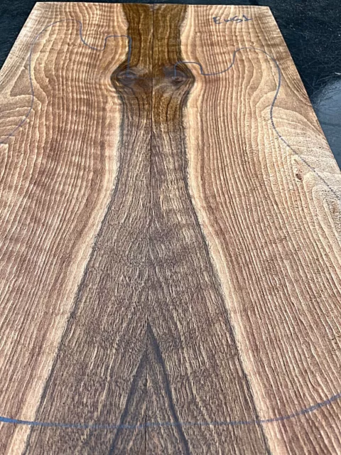 CURLY ENGLISH WALNUT electric guitar bookmatched DROP TOP SETS