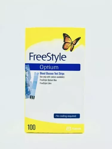 * Abbott Freestyle Optium Neo Blood Glucose 100 Test Strips