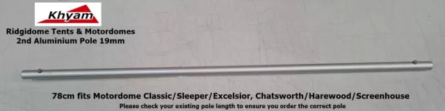 KHYAM RIDGIDOME F GLASS Pole 1st Top Pole Classic Excelsior Chatsworth Harewood 39.99 PicClick UK