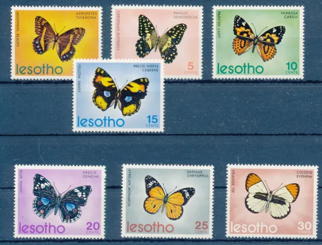 [BIN21824] Mariposas 1973 Lesoto buen conjunto de estampillas muy finas montadas sin montar o nunca montadas