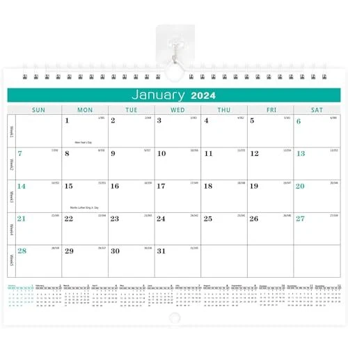 WALL CALENDAR CALENDAR 20242025 from Jan. 2024 to Jun. 2025 18 Months