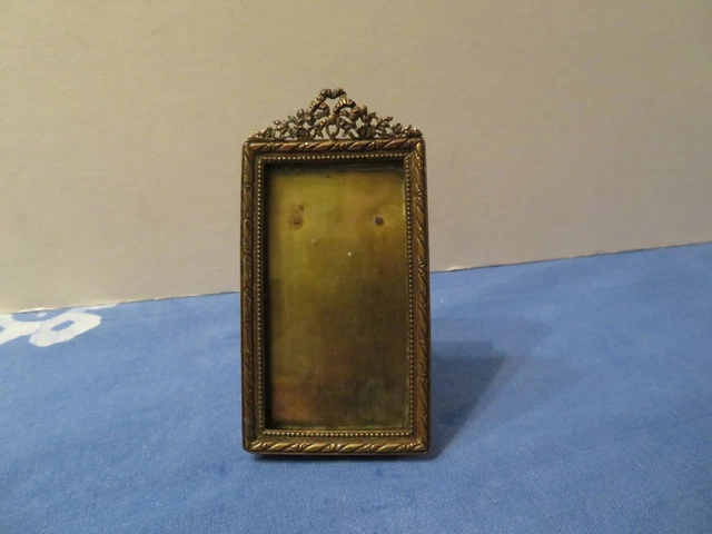 ANCIEN CADRE PORTE Photo En Laiton A Poser Ou Suspendre - Empire EUR