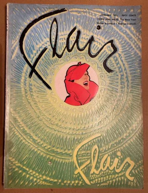 FLAIR Magazine January 1951. FINAL ISSUE. Ernest Hemingway, Steinbeck, Roethke