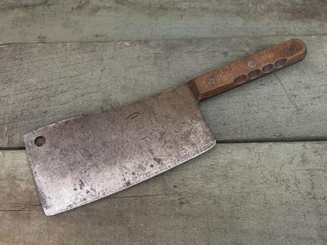 VIntage GREGSTEEL Australiam-Made 360mm Large Meat Cleaver Knife Blade