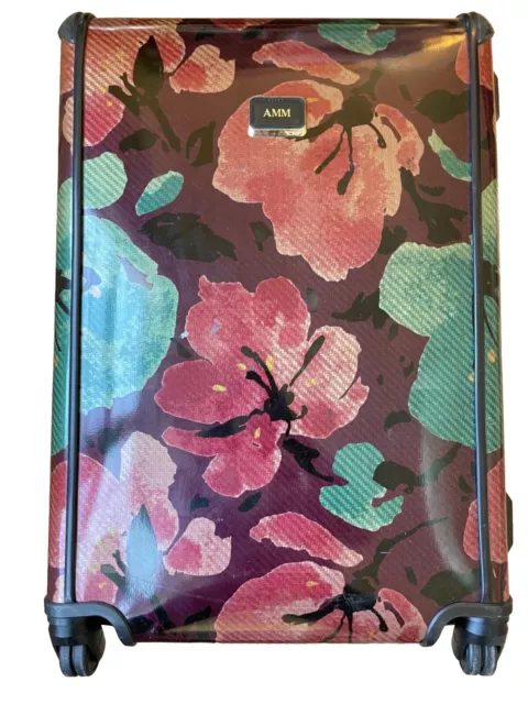 TUMI Tegra Lite Floral Design 27” Check In 4 Wheel Luggage 28827FLR RARE! $1400 2