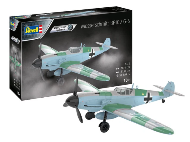 Messerschmitt Bf109G-6 easy-click-system - 1/32 - REVELL 03653