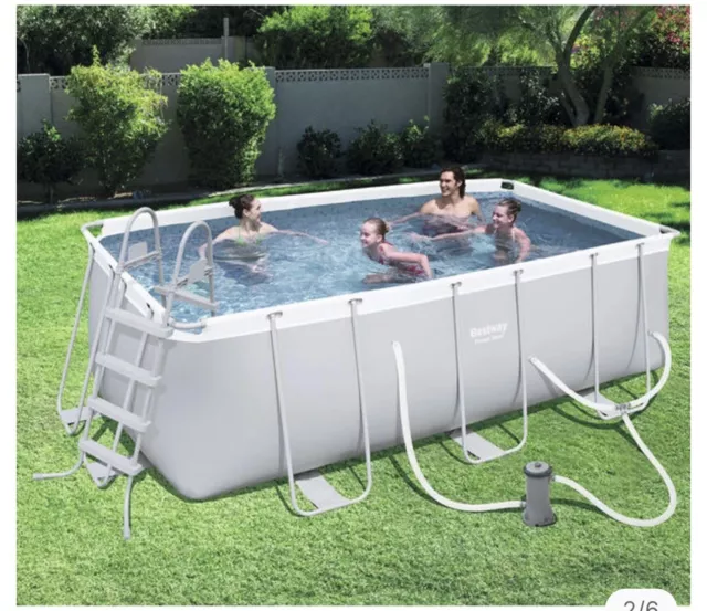 Bestway above ground swimming pool With Upgrades And Extras