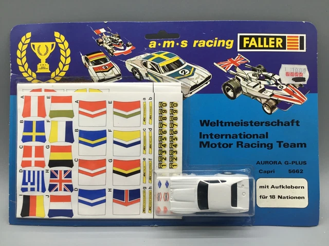 Faller AMS -- 4 Original Felgen mit Repro Reifen + 2 Achsen für