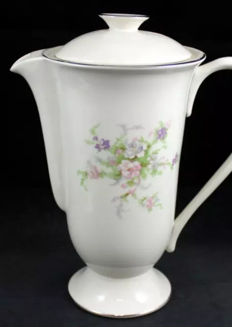 Fleetwood Heirloom Café Pot Avec Couvercle Floral Accents Design