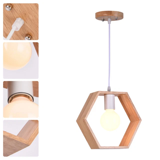 Modern Ceiling Lamp Hexagonal Chandelier Overhead Lights Ceilings Household