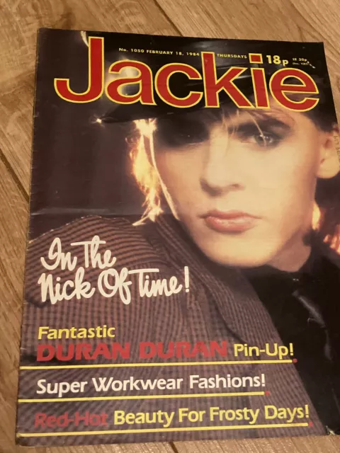 Jackie magazine 1984 - Duran Duran poster. Nick Rhodes. Cheryl Baker Bucks Fizz