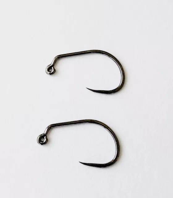 25) 451BL 1x Heavy Wire Nymph Jig #16 #14, #12 [Sierra Fly Tying Hooks]