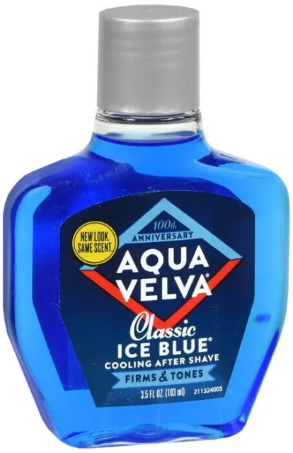 Aqua Velva después del afeitado azul hielo 3,5 oz