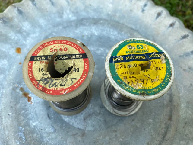 13-oz Ersin Multicore Solder / England / Alloy Sn 60   S.63