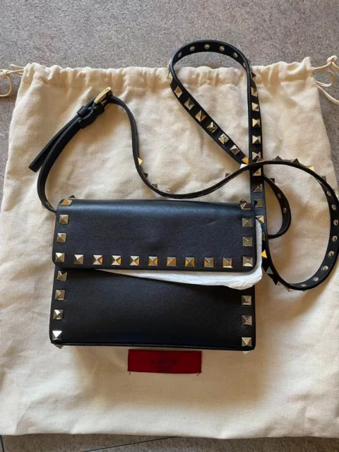 VALENTINO Valentino Rockstuds Small crossbody bag black