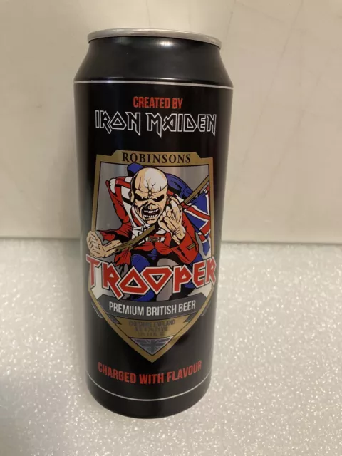 Robinsons Brewery Trooper Iron Maiden Beer Can. England