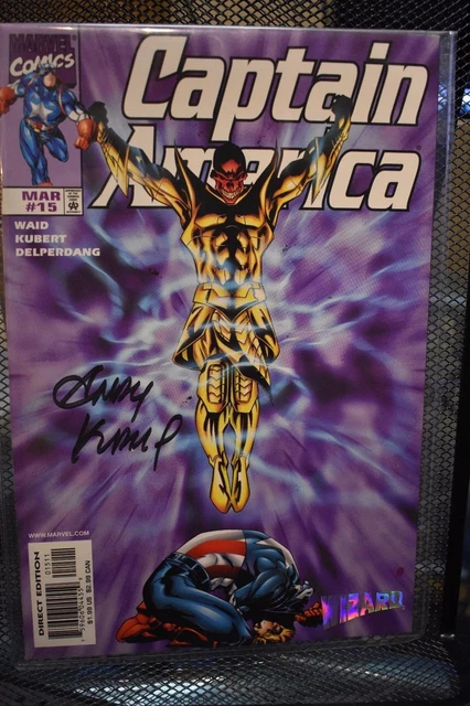 Captain America 2nd Series #15 Signed by Andy Kubert Marvel Comics Red Skull
