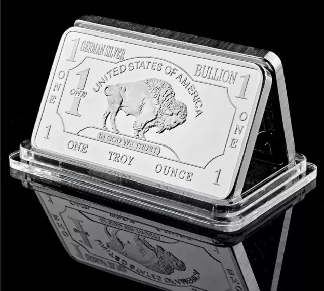 Silver Clad American Buffalo 1Troy Oz Bar!!!