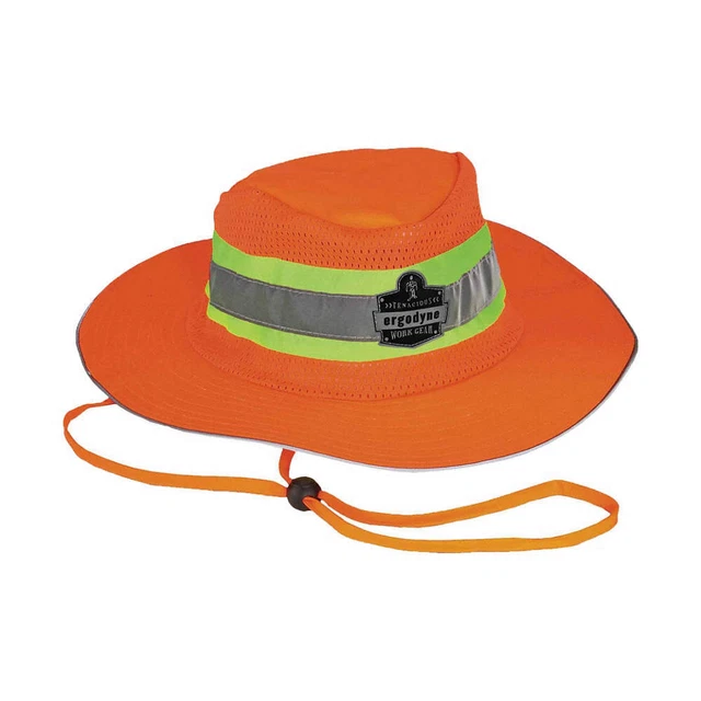 Sombrero Glowear de Ergodyne 23258 Ranger, naranja alta visibilidad, L/Xl