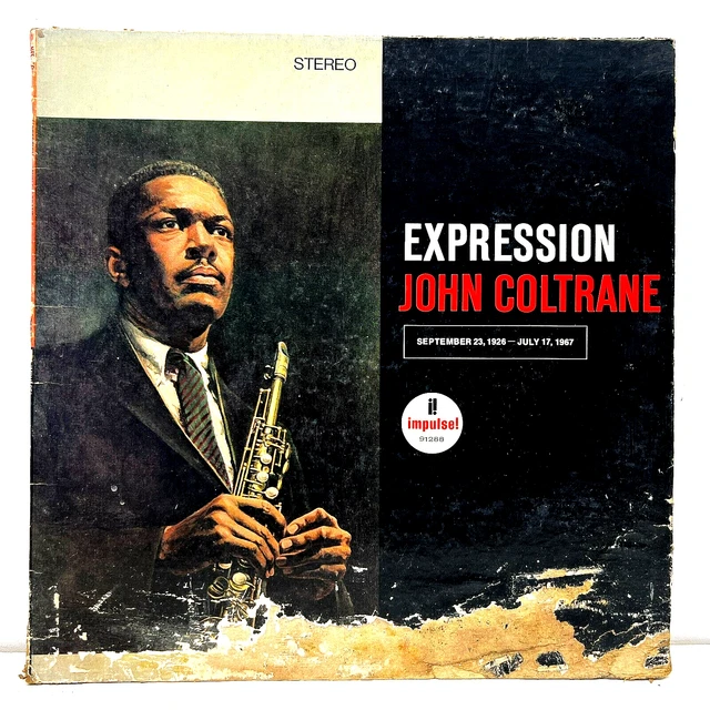 JOHN COLTRANE EXPRESSION 1967 Vinyl Impulse Records 1st